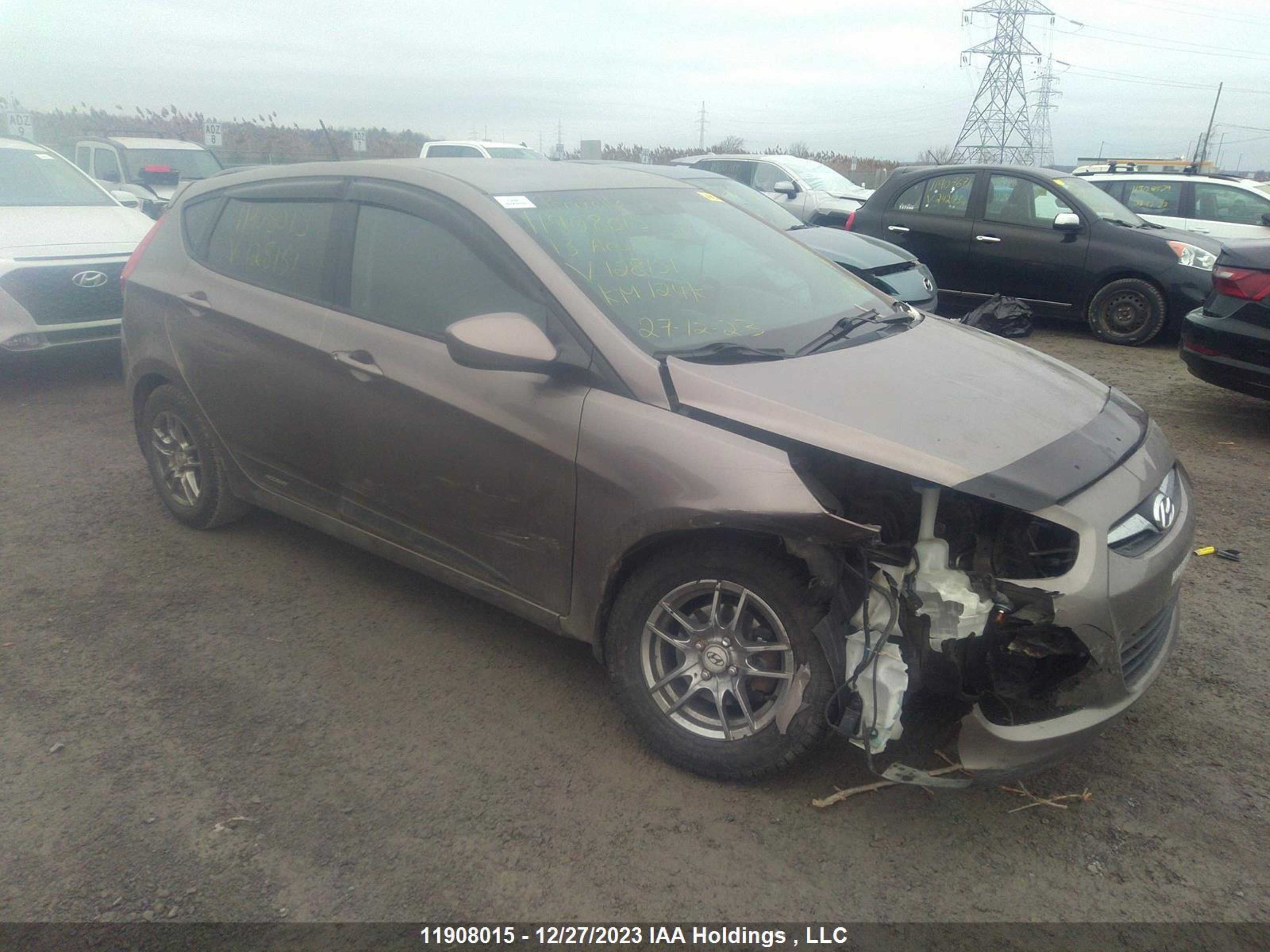 HYUNDAI ACCENT 2013 kmhct5ae4du128151