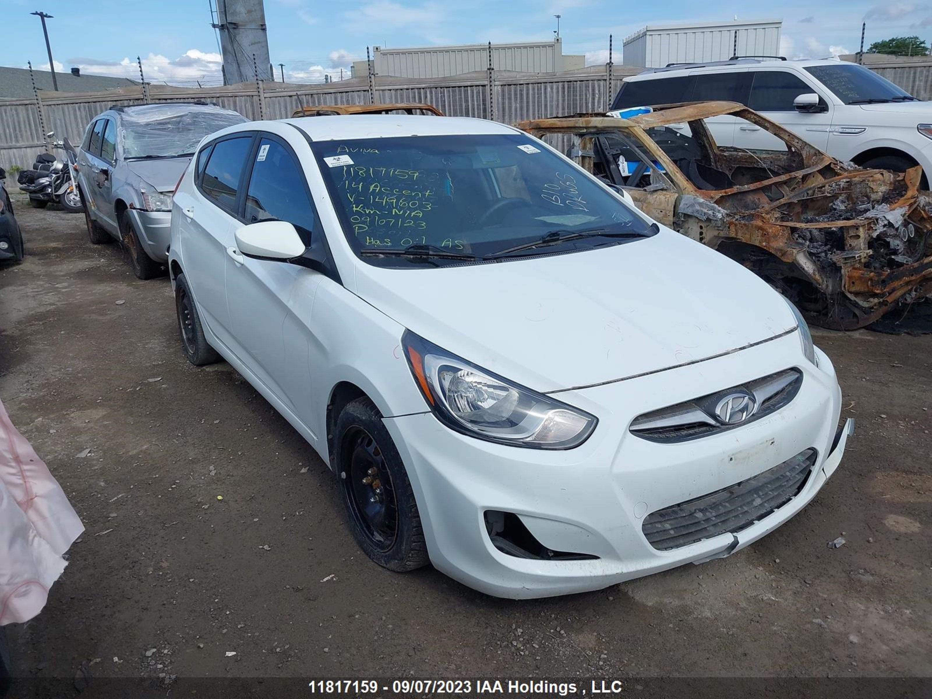 HYUNDAI ACCENT 2014 kmhct5ae6eu149603