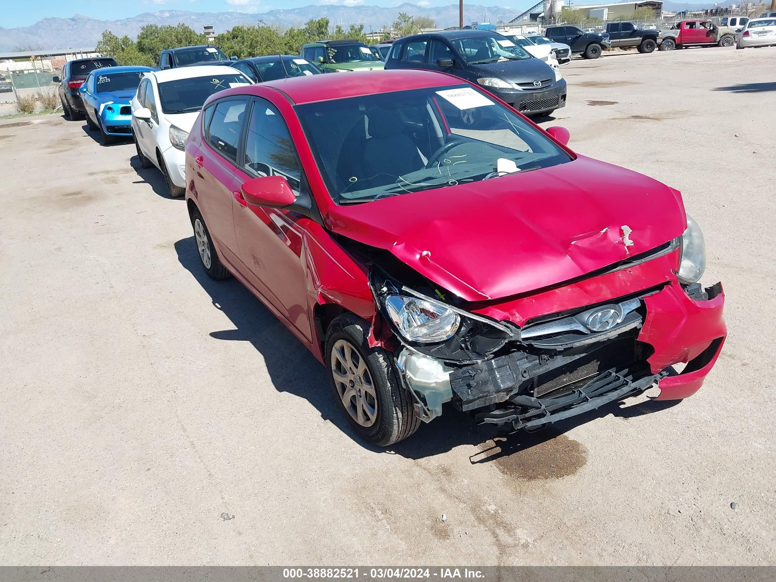 HYUNDAI ACCENT 2012 kmhct5ae7cu023487