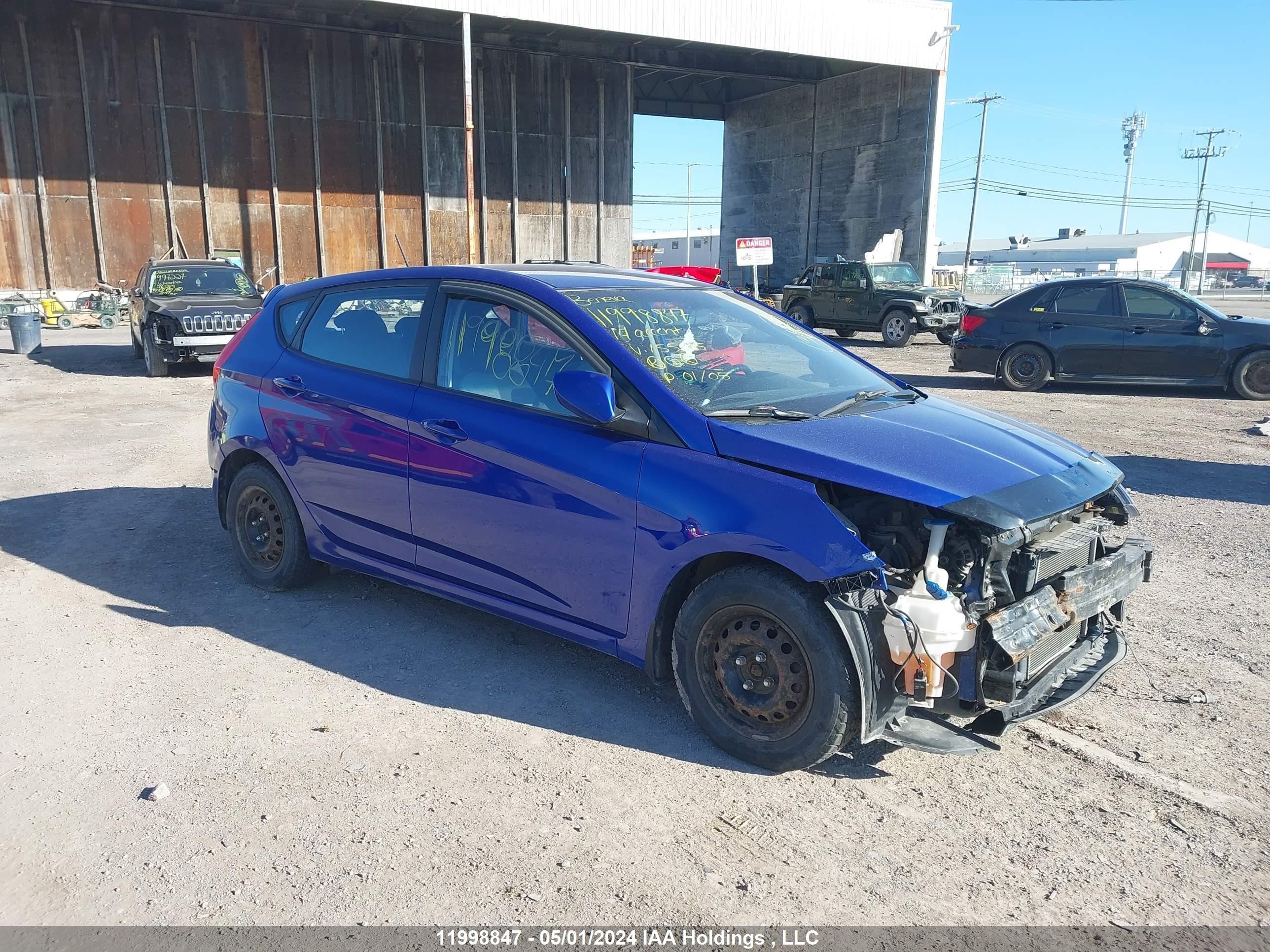 HYUNDAI ACCENT 2014 kmhct5ae7eu155085