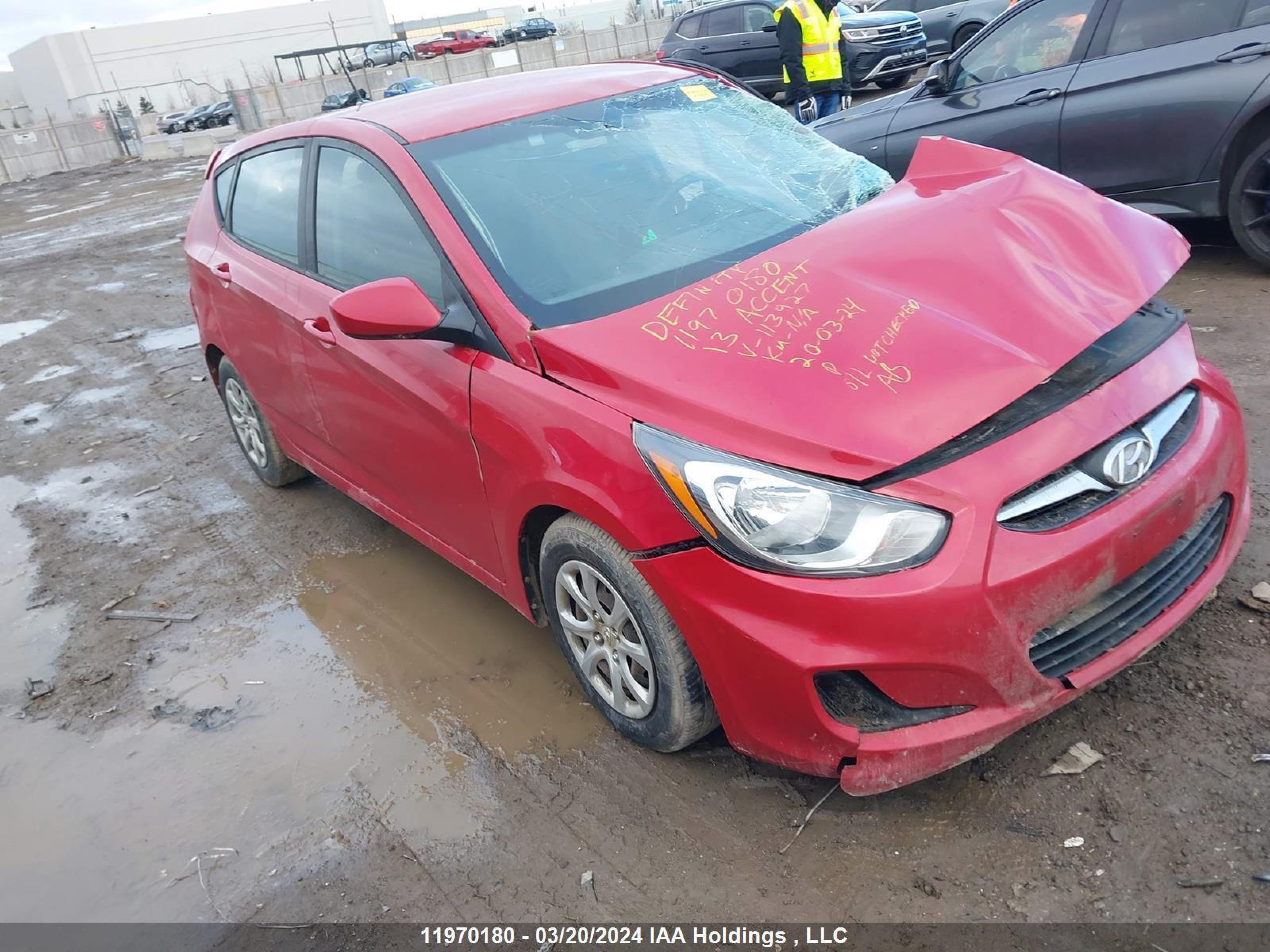 HYUNDAI ACCENT 2013 kmhct5ae8du113927