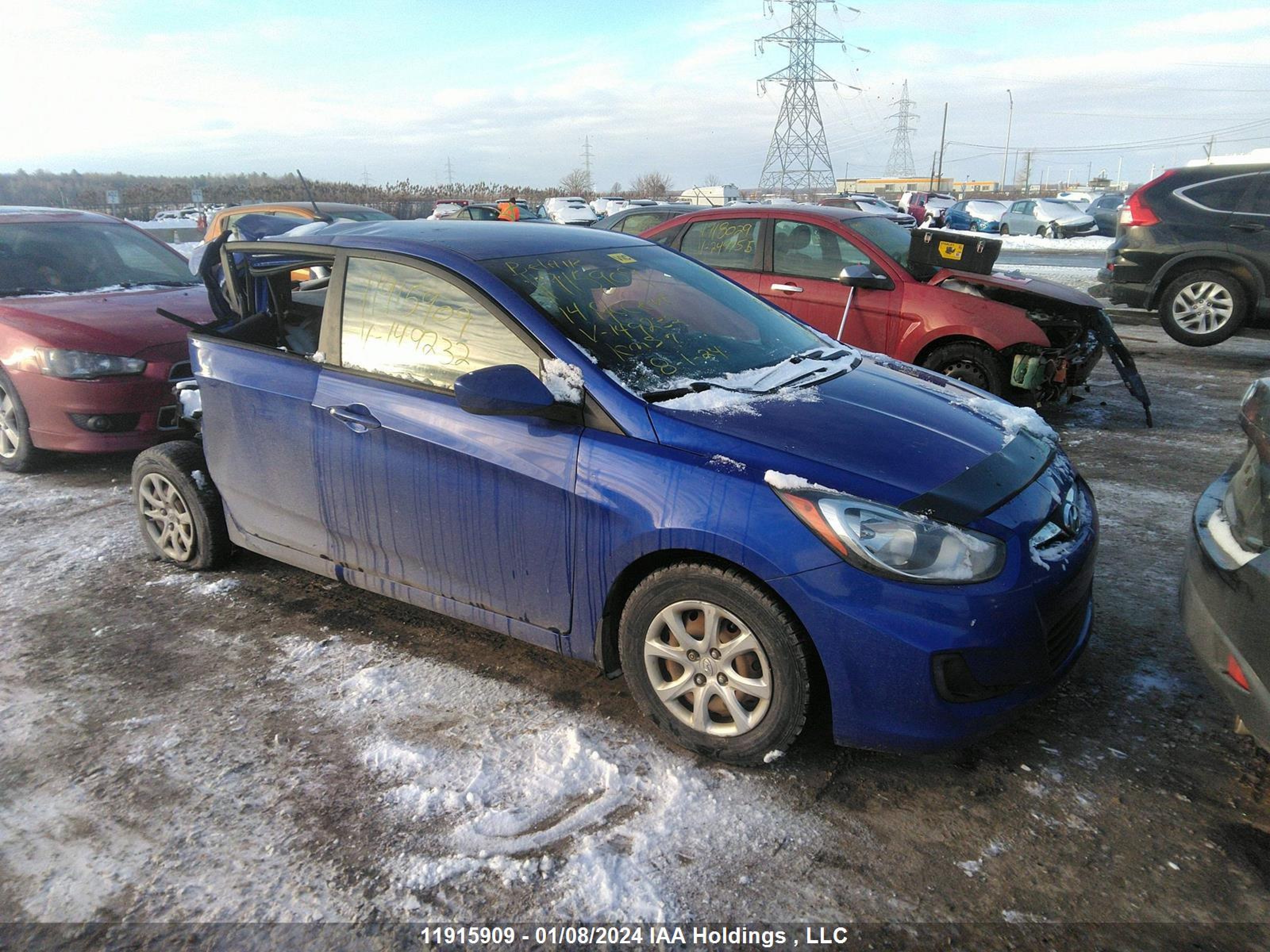 HYUNDAI ACCENT 2014 kmhct5ae8eu149232