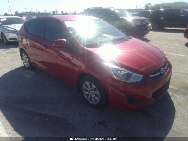 HYUNDAI ACCENT 2016 kmhct5aexgu239291