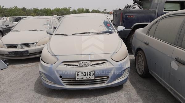 HYUNDAI ACCENT 2012 kmhcu41d4cu094760