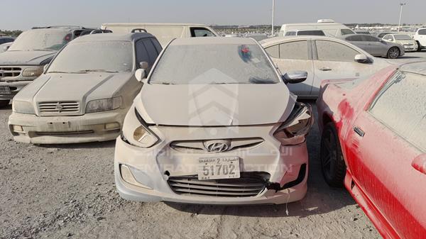 HYUNDAI ACCENT 2012 kmhcu41d8cu164311