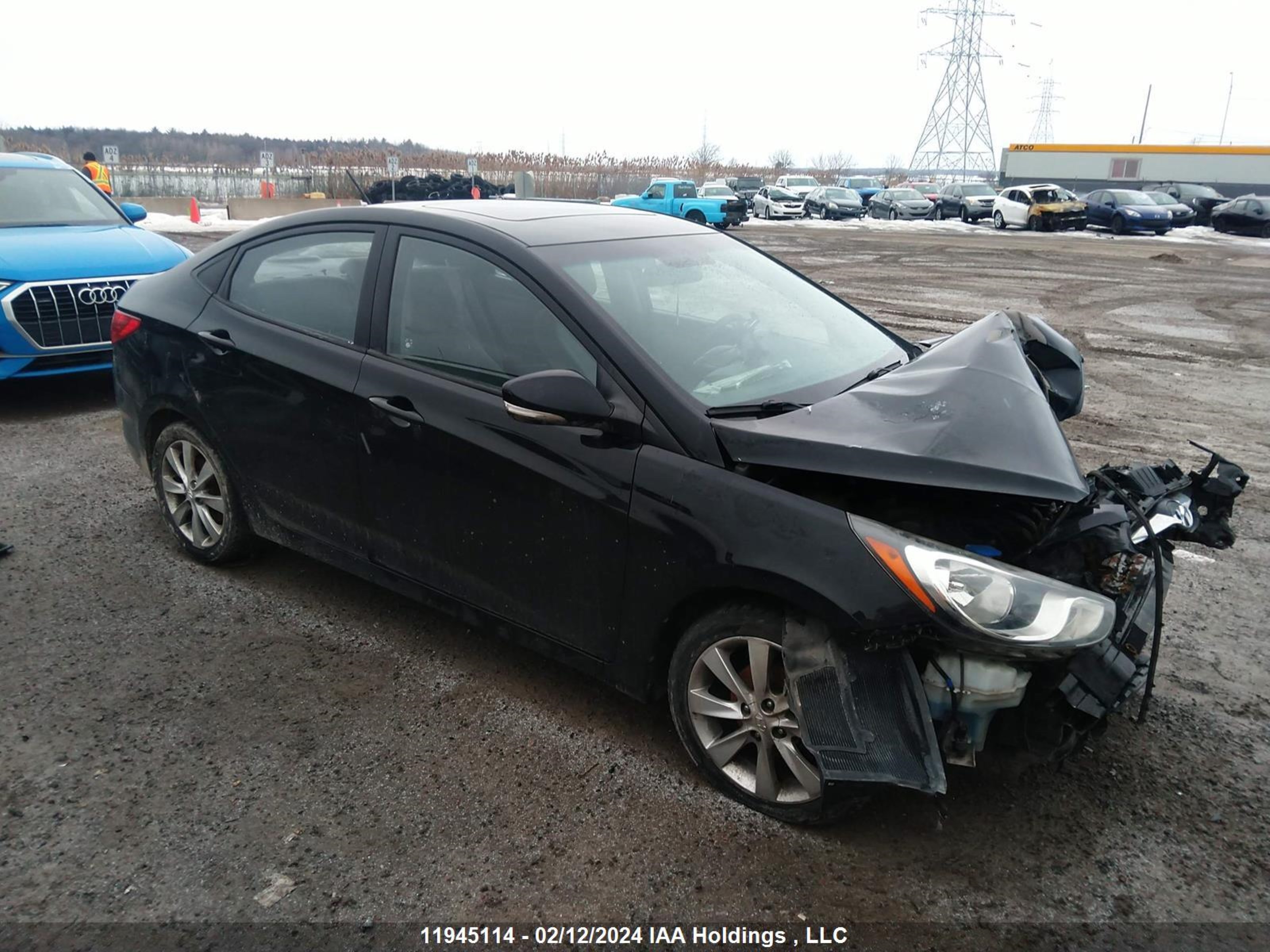 HYUNDAI ACCENT 2012 kmhcu4ae0cu052417