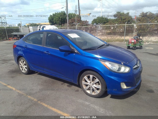 HYUNDAI ACCENT 2012 kmhcu4ae1cu105657