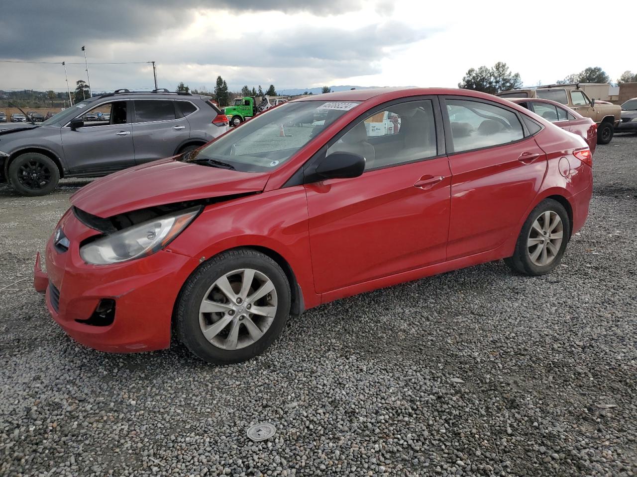 HYUNDAI ACCENT 2013 kmhcu4ae1du374856