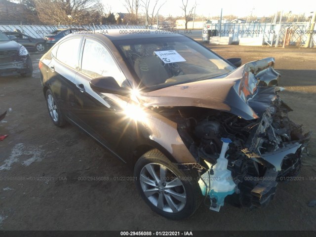 HYUNDAI ACCENT 2013 kmhcu4ae1du461415