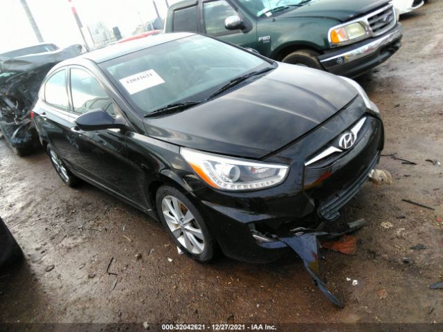 HYUNDAI ACCENT 2014 kmhcu4ae1eu592555