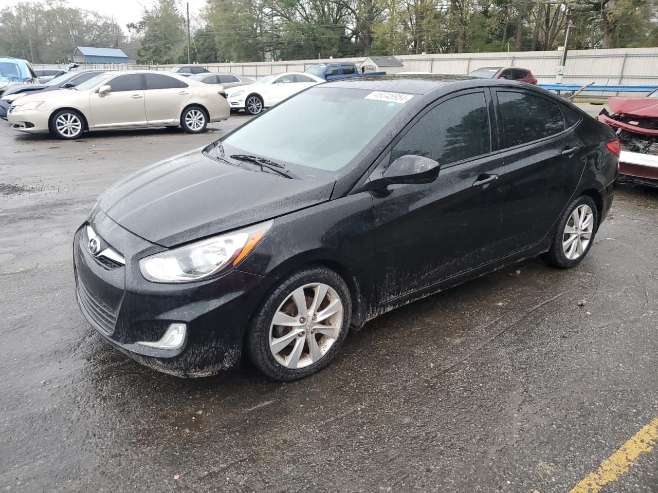 HYUNDAI ACCENT 2013 kmhcu4ae2du350727