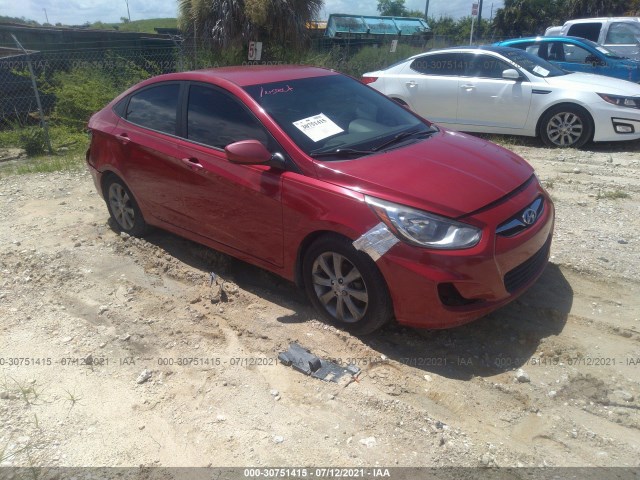 HYUNDAI ACCENT 2013 kmhcu4ae3du334200