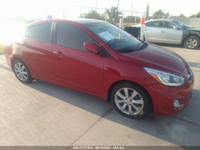 HYUNDAI ACCENT 2014 kmhcu4ae3eu750362