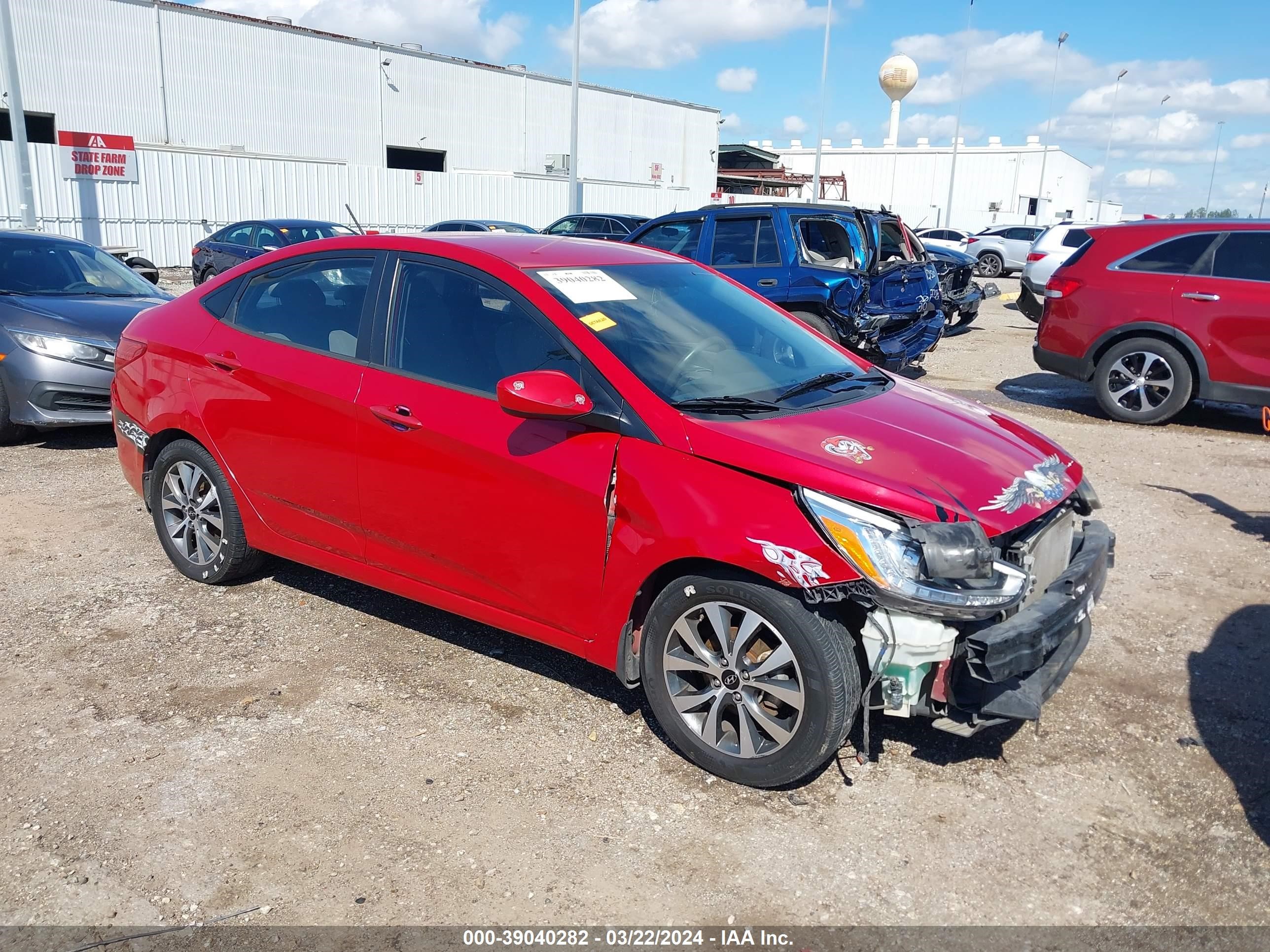 HYUNDAI ACCENT 2015 kmhcu4ae3fu822582