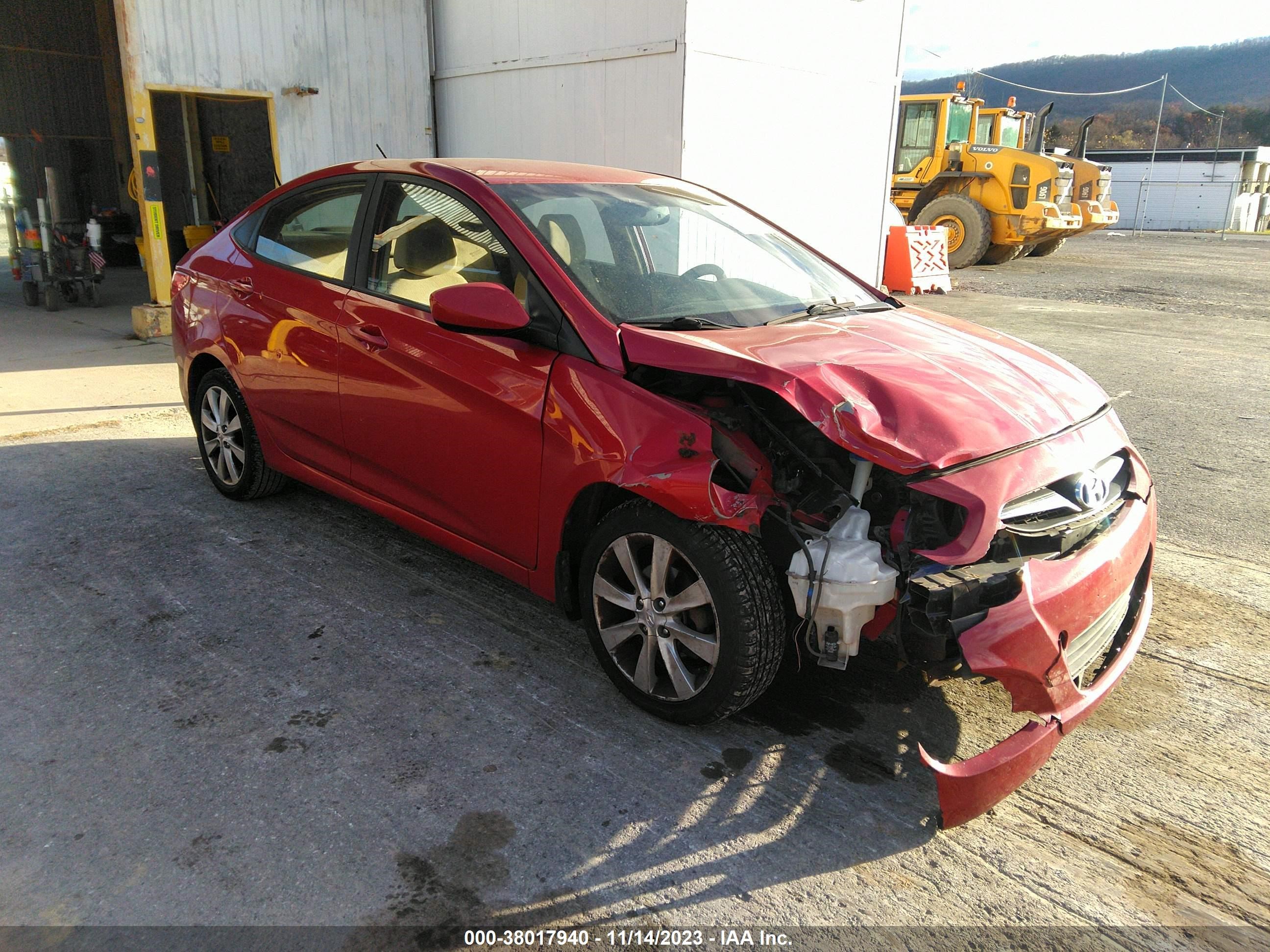 HYUNDAI ACCENT 2012 kmhcu4ae4cu196200