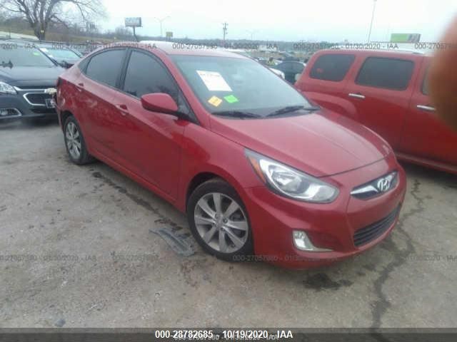 HYUNDAI ACCENT 2013 kmhcu4ae4du308110