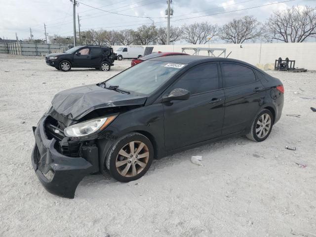 HYUNDAI ACCENT GLS 2013 kmhcu4ae4du377234