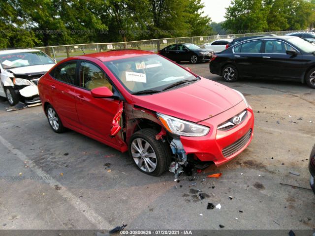 HYUNDAI ACCENT 2014 kmhcu4ae4eu727852