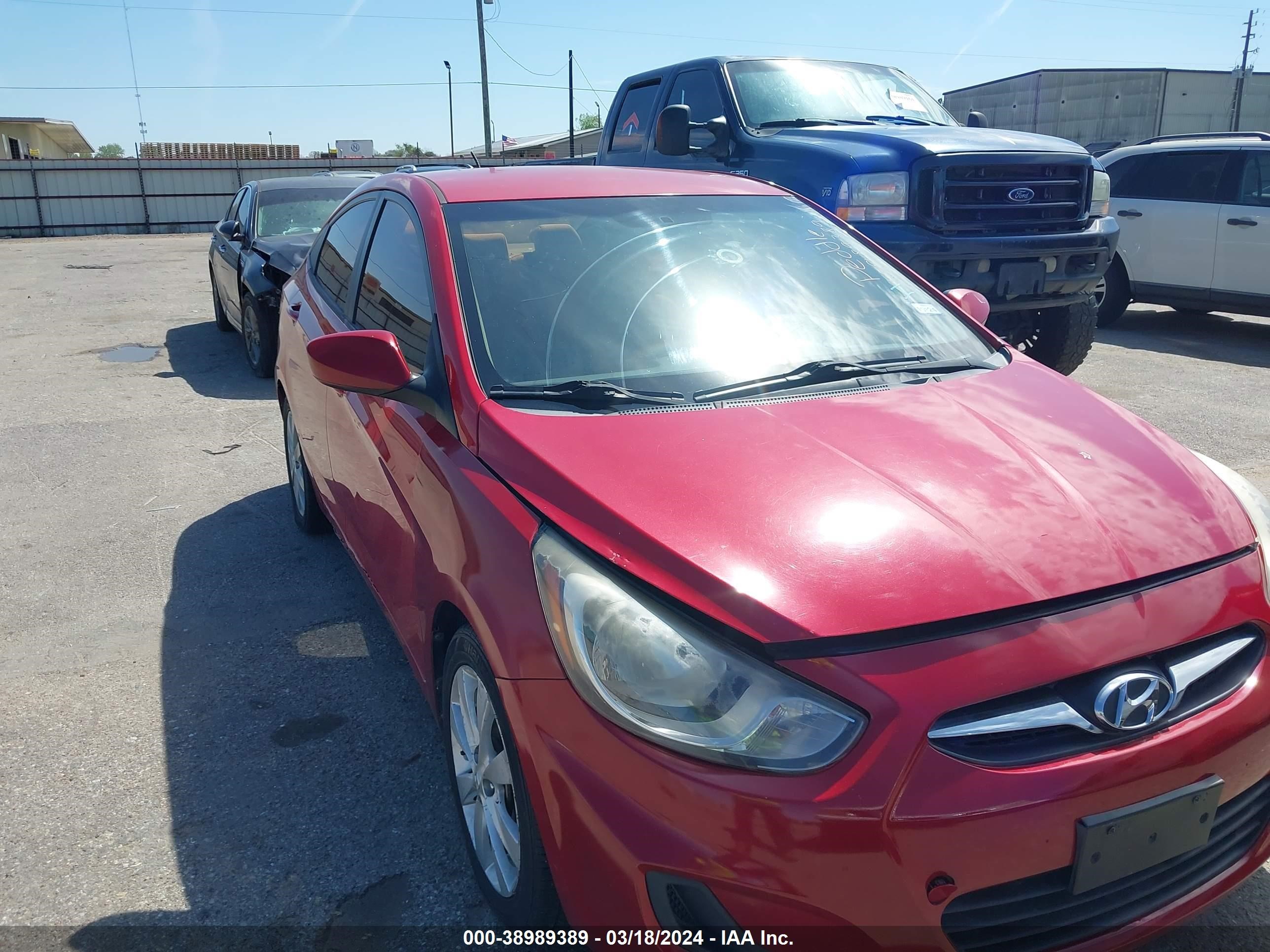 HYUNDAI ACCENT 2012 kmhcu4ae5cu087339