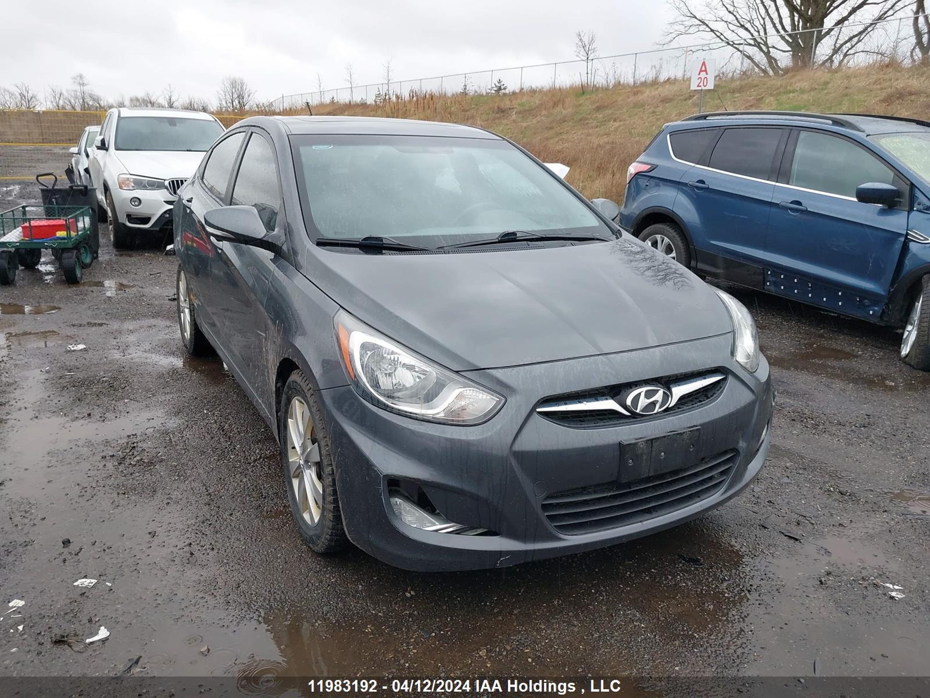 HYUNDAI ACCENT 2012 kmhcu4ae6cu145264