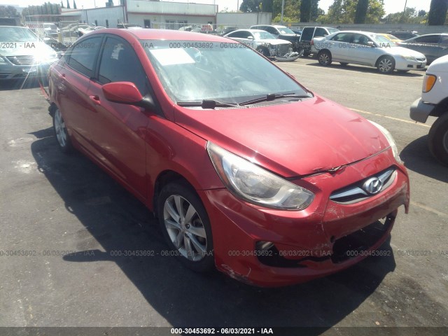 HYUNDAI ACCENT 2013 kmhcu4ae6du462429