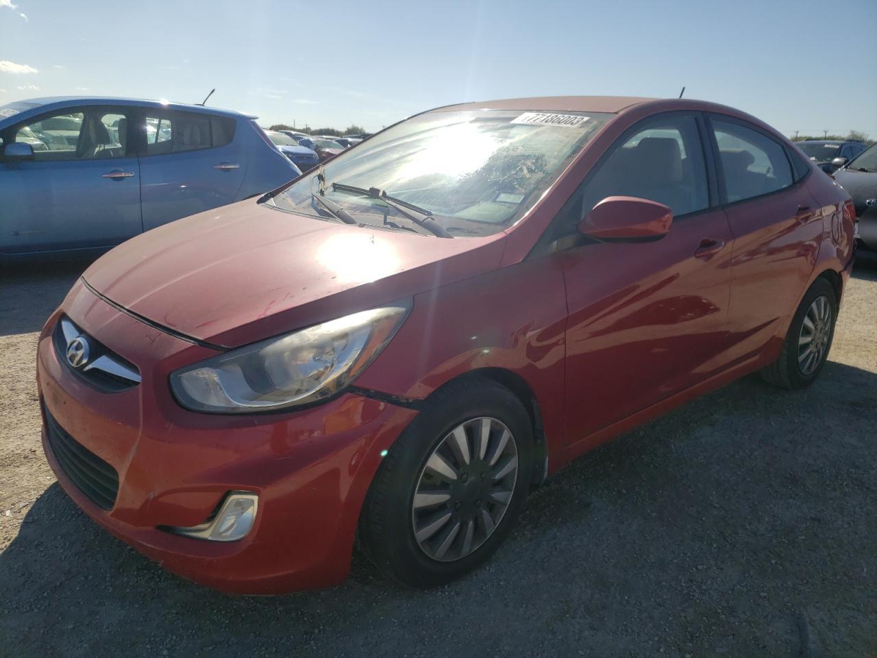 HYUNDAI ACCENT 2013 kmhcu4ae7du312331