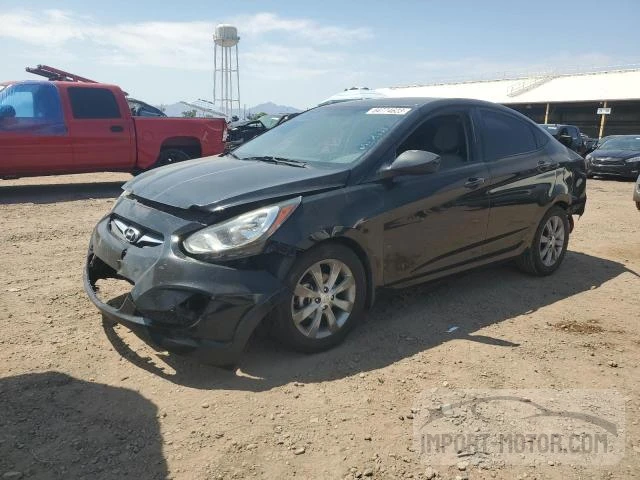 HYUNDAI ACCENT 2013 kmhcu4ae7du443694