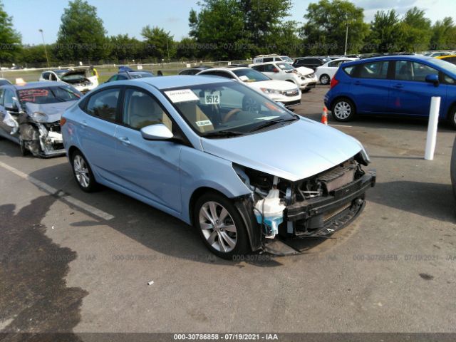 HYUNDAI ACCENT 2014 kmhcu4ae7eu752471