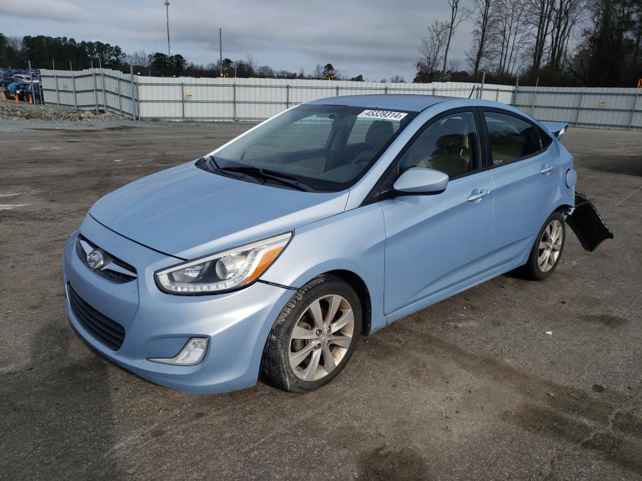 HYUNDAI ACCENT 2014 kmhcu4ae8eu621405