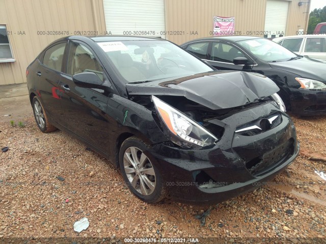 HYUNDAI ACCENT 2014 kmhcu4ae8eu768954