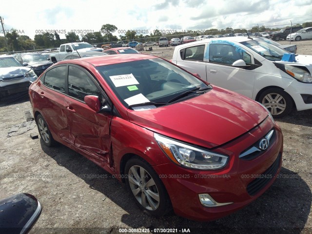 HYUNDAI ACCENT 2014 kmhcu4ae8eu770137