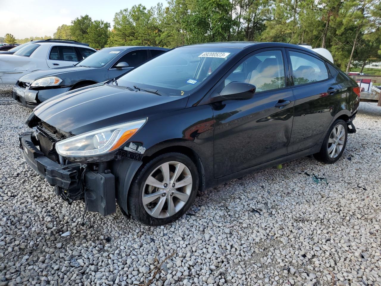 HYUNDAI ACCENT 2014 kmhcu4ae9eu711419