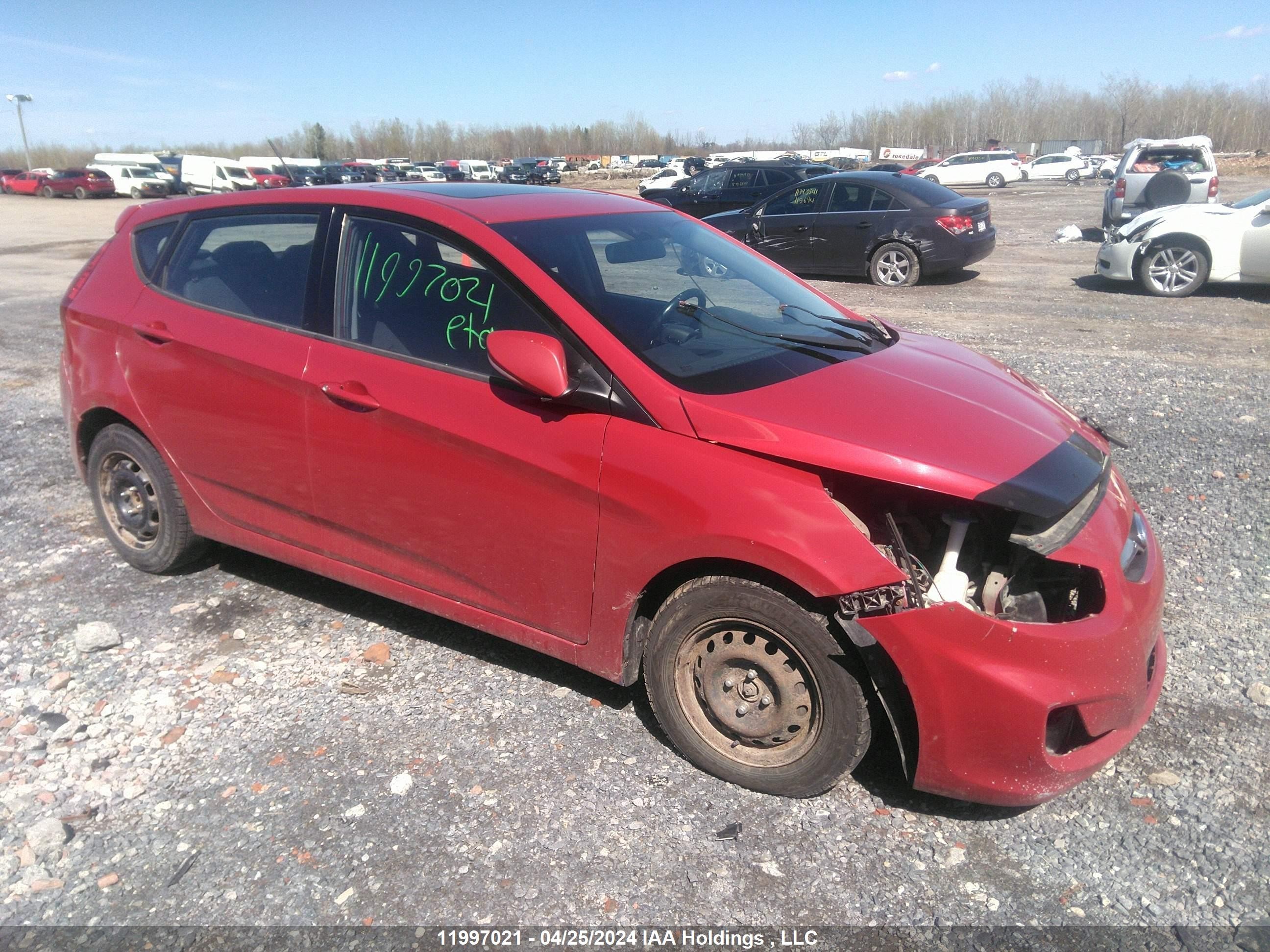 HYUNDAI ACCENT 2013 kmhcu5ae1du120294