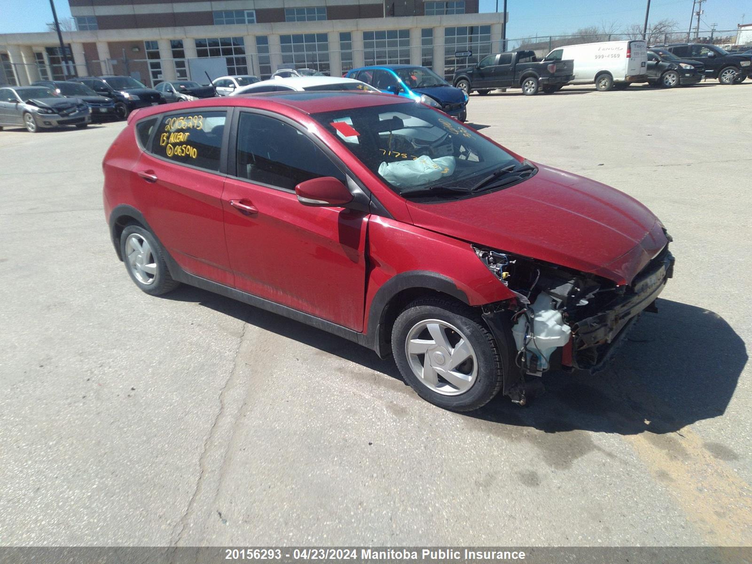 HYUNDAI ACCENT 2013 kmhcu5ae3du065010