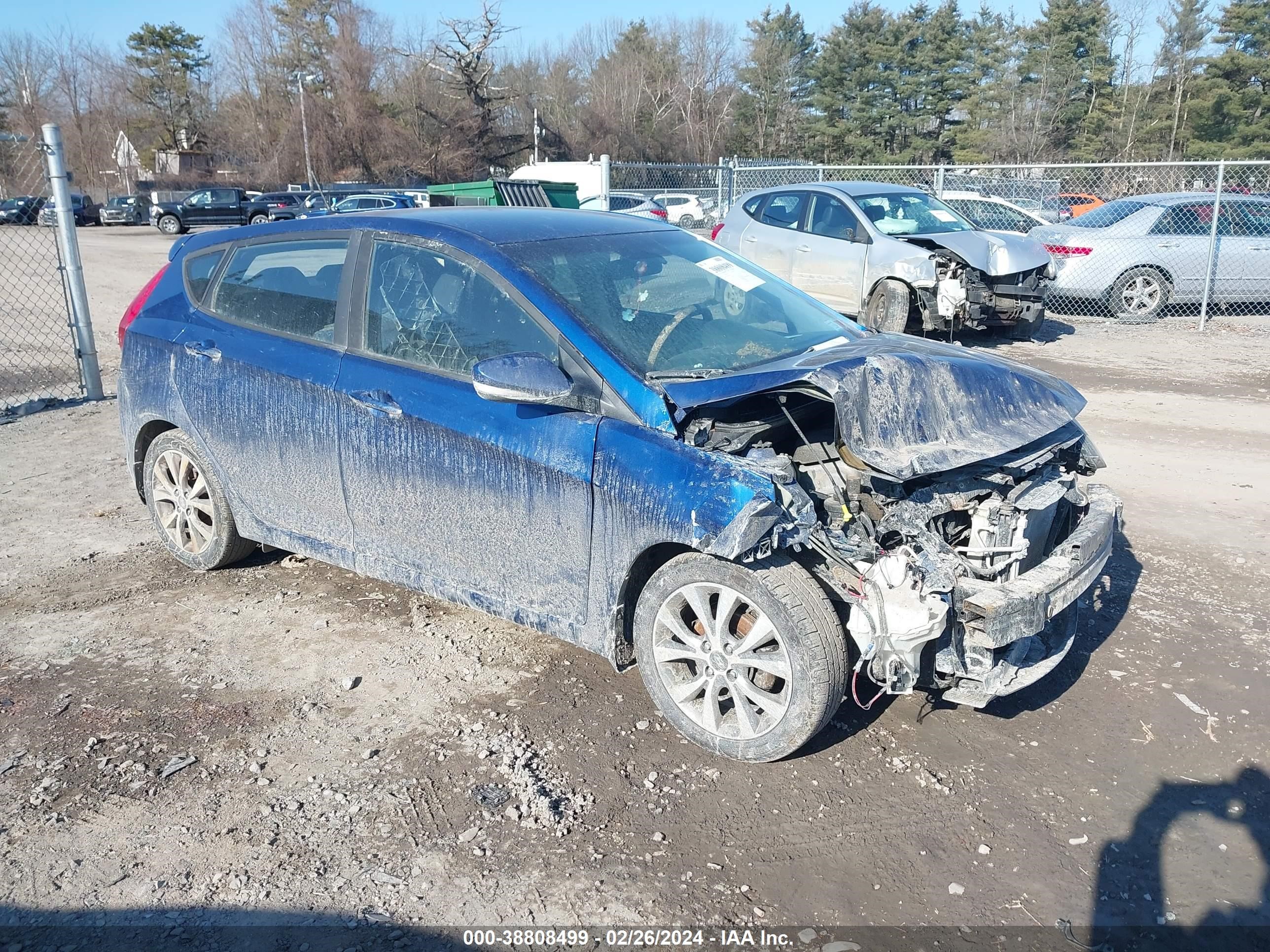 HYUNDAI ACCENT 2016 kmhcu5ae8gu273632