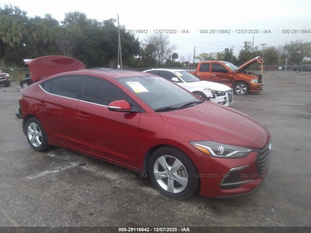 HYUNDAI ELANTRA 2018 kmhd04lb0ju483422