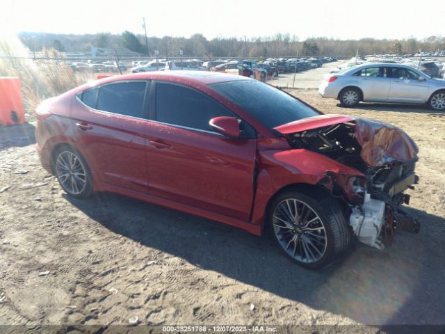 HYUNDAI ELANTRA 2018 kmhd04lb0ju500591