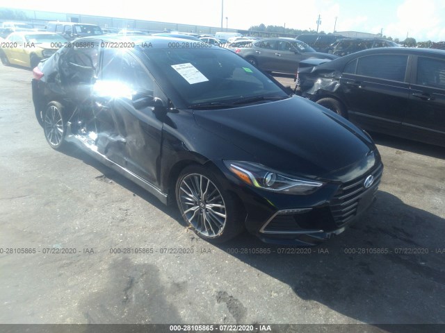 HYUNDAI ELANTRA 2018 kmhd04lb0ju512692