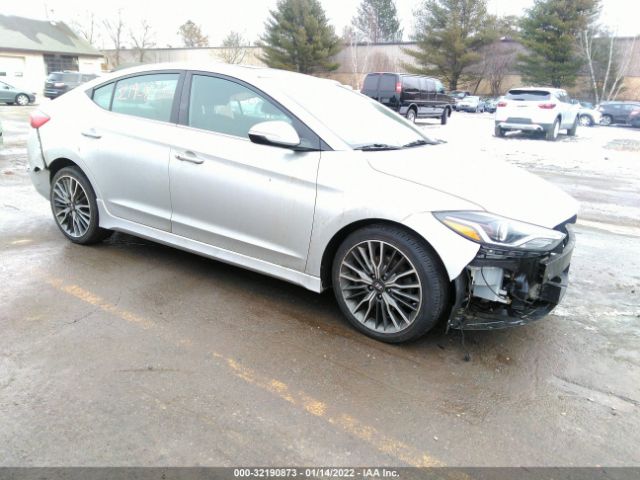 HYUNDAI ELANTRA 2018 kmhd04lb0ju553212