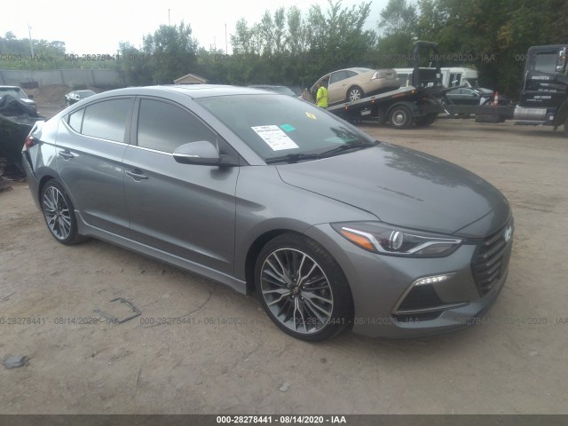 HYUNDAI ELANTRA 2018 kmhd04lb0ju562198