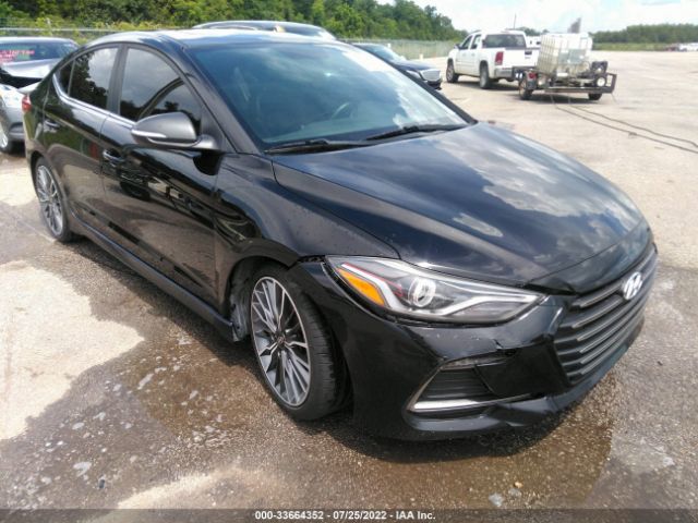 HYUNDAI ELANTRA 2018 kmhd04lb0ju636090