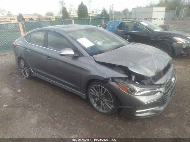 HYUNDAI ELANTRA 2018 kmhd04lb0ju720331