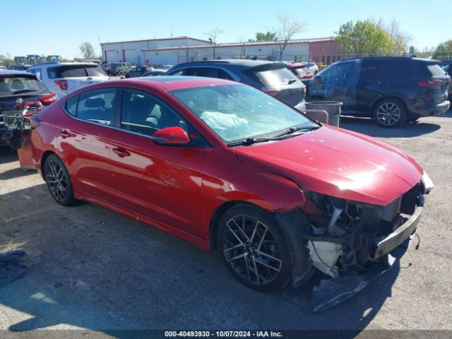 HYUNDAI ELANTRA 2019 kmhd04lb0ku870845