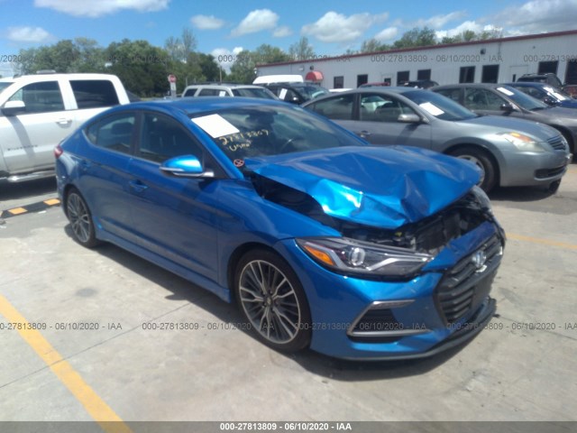 HYUNDAI ELANTRA 2018 kmhd04lb1ju519151