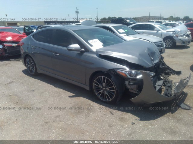 HYUNDAI ELANTRA 2018 kmhd04lb1ju533454