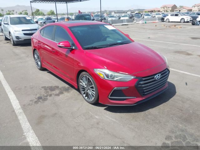 HYUNDAI ELANTRA 2018 kmhd04lb1ju636020