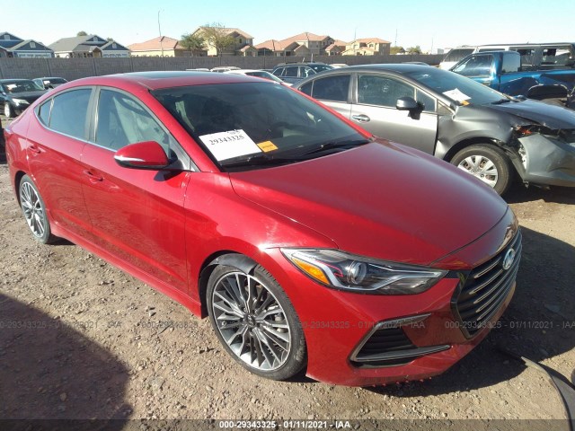 HYUNDAI ELANTRA 2018 kmhd04lb2ju455041