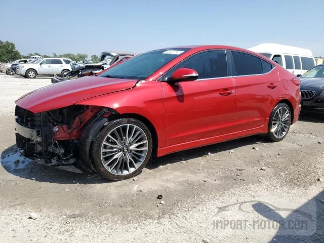 HYUNDAI ELANTRA 2018 kmhd04lb3ju518860