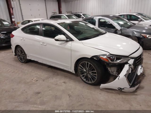 HYUNDAI ELANTRA 2018 kmhd04lb3ju723613