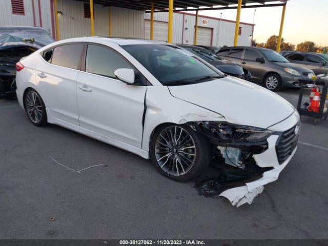 HYUNDAI ELANTRA 2018 kmhd04lb4ju704150